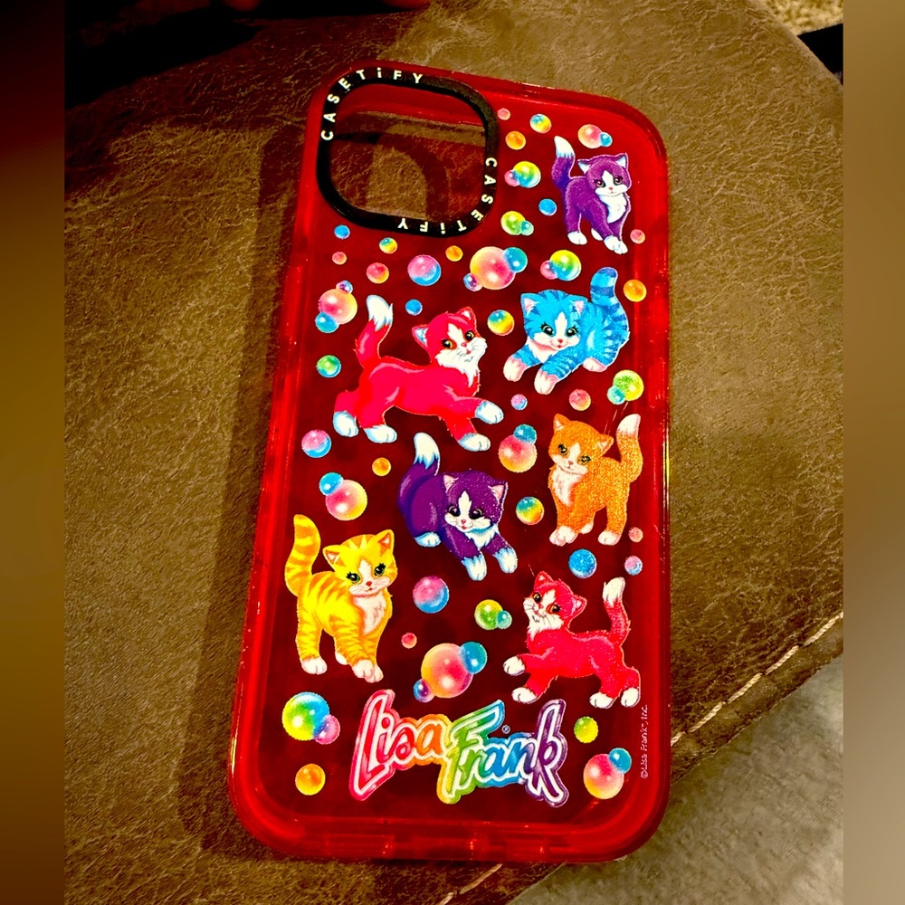 Casetify Lisa frank iPhone 14 case great condition like new
